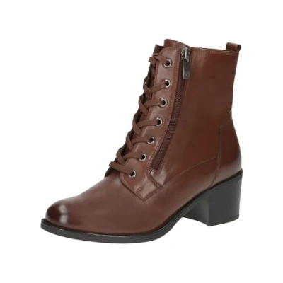Afbeelding van Caprice Snowboots, Dames, Maat: 41, Cognac nappa Leer