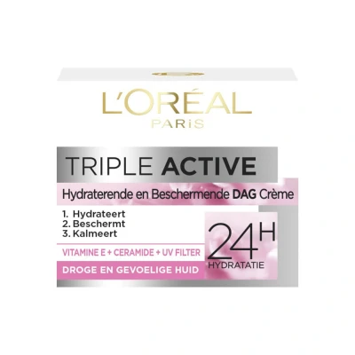 Afbeelding van Loreal Dermo expertise triple active droog/gev dagcreme 50 ml