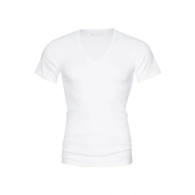 Afbeelding van mey MIT Vausschnitt Hemd, Heren, Maat: 48, White