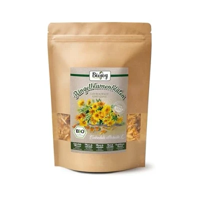 Afbeelding van Biojoy BIO Goudsbloembloesem (100 g), gedroogd en heel, voor thee (Calendula officinalis L.)