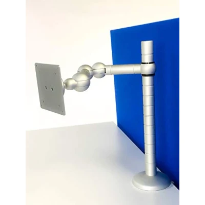 Afbeelding van E Motion Monitorarm verstelbaar zilver