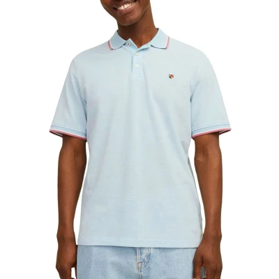 Afbeelding van Jack &amp; Jones Premium Jprbluwin SS STS Poloshirt, Heren, Maat: Small, Cerulean