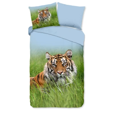 Afbeelding van Dekbedovertrek Good Morning Silence Multi Katoen 140 x 200 / 220 cm 1 Persoons