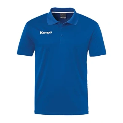 Afbeelding van Kempa Poly Poloshirt Royal Blauw Maat 140
