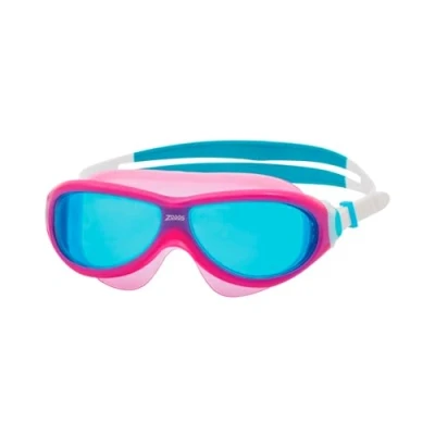 Afbeelding van Zoggs Phantom Junior Masker Blauw Wit Tint
