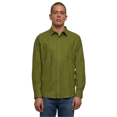 Afbeelding van Urban Classics regular fit overhemd new olive