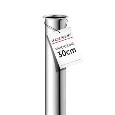 Afbeelding van Kirchhoff Dompelbuis, chroom, 1 1/4&quot; x 32 200 mm, voor sifon 98848018