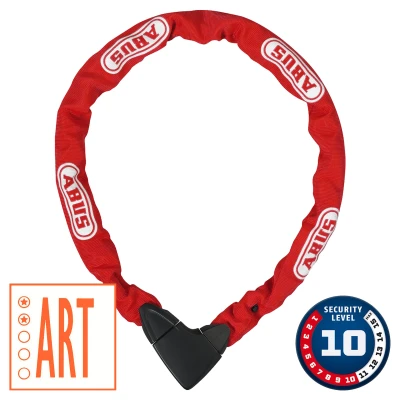 Afbeelding van Abus Kettingslot Ionus 8900 110 cm BikeTotaal.nl Rood