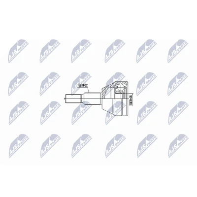 Afbeelding van Homokineet reparatie set, aandrijfas NTY NPZ CH 028