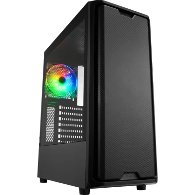 Afbeelding van Sharkoon SK3 RGB Midi tower PC behuizing Zwart