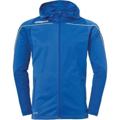 Afbeelding van Uhlsport Stream 22 Trainingsjas Met Capuchon Kind Azuur Blauw Wit Maat 152