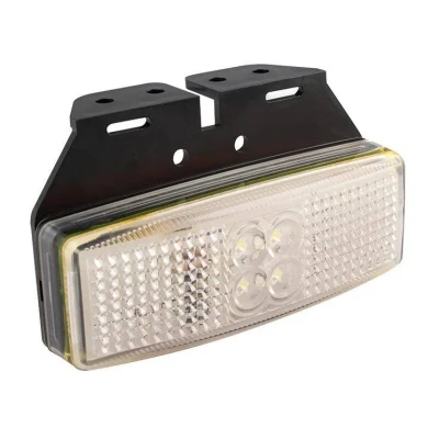 Afbeelding van Aanhangwagendirect Zijmarkeringslamp Wit LED op houder