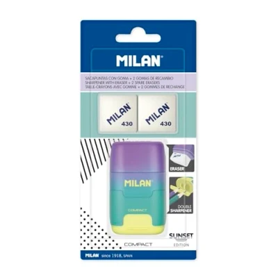 Afbeelding van MILAN COMPACT Sunset Turquoise + 2 reserverubbers BYM10454