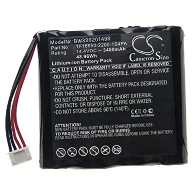 Afbeelding van vhbw 1 x accu compatibel met Marshall Kilburn digitale radio (3400 mAh, 14,4 V, Li Ion)