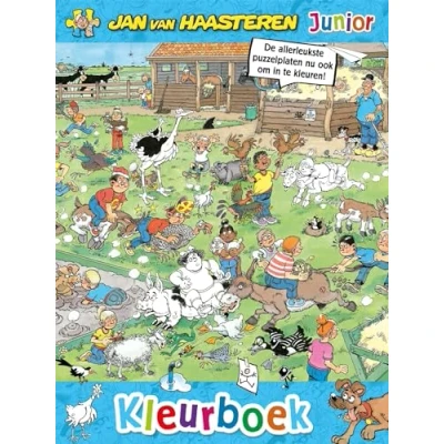 Afbeelding van Jan van Haasteren Junior kleurboek (Paperback)