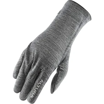 Afbeelding van Altura Unisex Merino Thermische Fietsen Liner Handschoen Grijs X Large