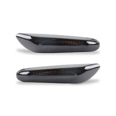 Afbeelding van Smoke zijknipperlichten helder glas compatibel met 1 serie E81 E82 E87 E88 3 E90 E91 E92 E93 E46 5 E60 E61 X1 X3