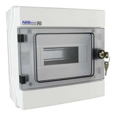 Afbeelding van Elektro Plast Verdeelkast kleine verdeler RH 8/Z AP slot IP65 8Module 36.9 VDE E P 4033, 1, grijs