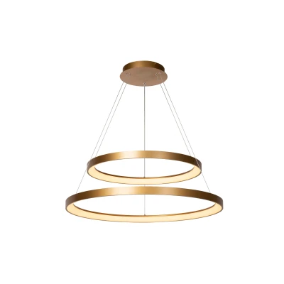Afbeelding van Lucide Vidal Hanglamp 78 cm 1x92W Mat Goud Messing