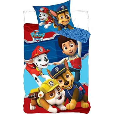 Afbeelding van Paw Patrol microvezel beddengoed 140 x 200 cm, 70 90 cm