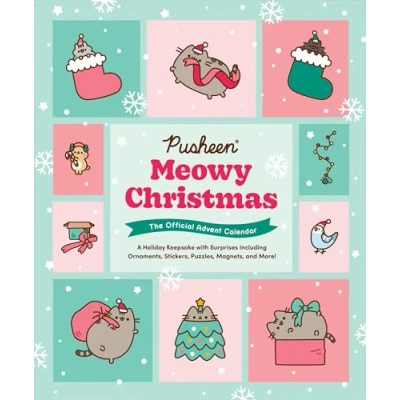 Afbeelding van Pusheen: Meowy Christmas: The Official Advent Calendar: A Holiday Keepsake with Surprises Including Ornaments, Stickers, Puzzles, Magnets, and More!