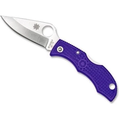 Afbeelding van Spyderco Ladybug Purple Pe Zakmes Inklapbaar Mes