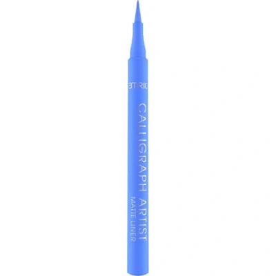 Afbeelding van Catrice Calligraph Artist Matte Liner, Eyeliner, nr. 020, blauw, direct resultaat, kleurintensief, mat, veganistisch, zonder microplasticdeeltjes, nanodeeltjes, parfum, per stuk verpakt (1,1