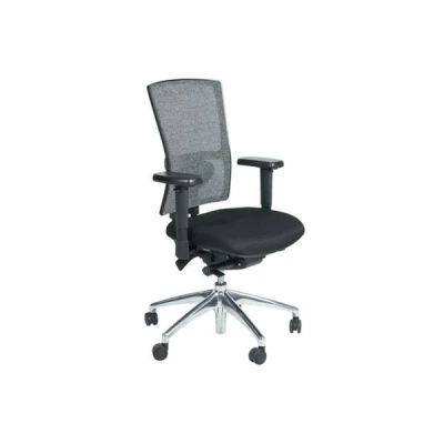 Afbeelding van Bureaustoel serie 400 NPR Mesh NPR1813 Rug Grijs meshwol gecertificeerd met metalen onderstel