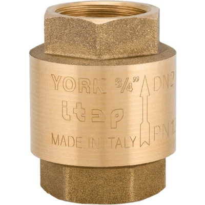 Afbeelding van Mega Terugslagklep veerbelast messing 1 1/2 inch binnendraad 10bar type 5