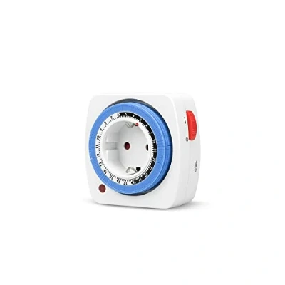 Afbeelding van Garza 400603 Mini analoge timer, wit blauw, 1 stuk