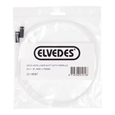 Afbeelding van Elvedes Liner schak 2/1,4mm(2) 750mm HDPE+hoedje 2018097