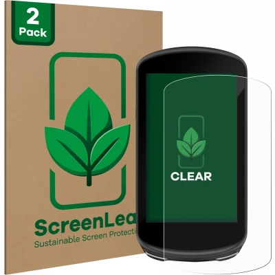 Afbeelding van ScreenLeaf Screenprotector voor Garmin Edge 1030 Plus Duurzame schermbescherming Folie Beschermfolie transparant (2 Stuks)
