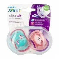 Afbeelding van Philips Avent Ultra Air Fopspeen 18+ maanden 2 stuks SCF349/12