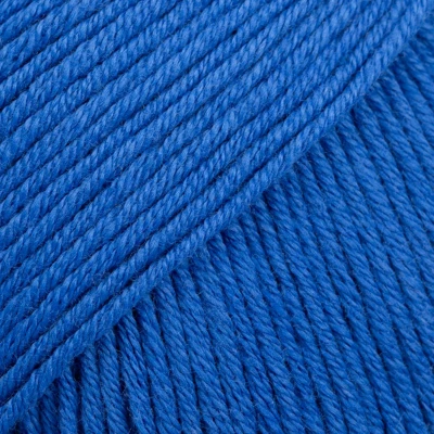 Afbeelding van DROPS Safran Uni Colour 73 kobaltblauw Katoen Garen