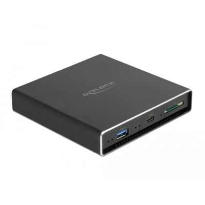 Afbeelding van Delock Externe Behuizing voor 2.5″ SATA HDD / SSD met extra USB De
