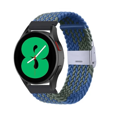 Afbeelding van Braided nylon bandje Groen / blauw Xiaomi Mi Watch S1 Pro Active S2