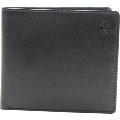 Afbeelding van Esquire Portemonnee Logo Billfold Wallet Black Zwart
