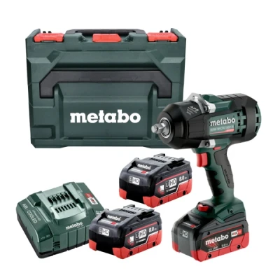 Afbeelding van Metabo SSW 18 LTX 1450 BL Accu Slagmoersleutel 18V 2x LiHD 8,0Ah, ASC 145 metaBOX L 602401810