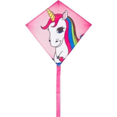 Afbeelding van Invento Eenlijnskindervlieger Mini Eddy Unicorn 40x40 cm