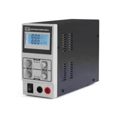 Afbeelding van Velleman Laboratoriumvoeding, schakelend, regelbaar, 0 30 VDC/0 3 A, stroombegrenzing, kortsluitbestendig, lcd scherm, grijs