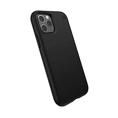 Afbeelding van Speck iPhone 11 Pro Case Presidio Beschermende Dunne Slim Soft Touch Finish Grip Anti Scratch Dual Layer Beschermhoes Zwart
