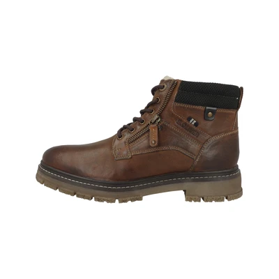 Afbeelding van s.Oliver Veterboots, Heren, Maat: 40, Cognac Leer
