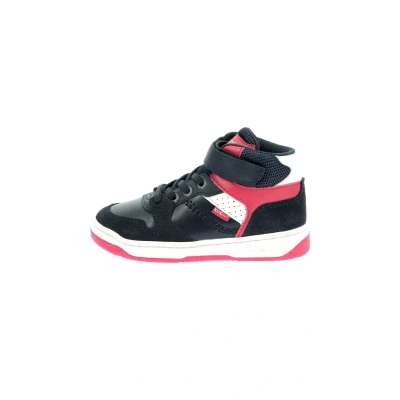 Afbeelding van Kickers Sneakers hoog voor kinderen, Maat: 25, Rouge marine Kunststof