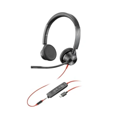 Afbeelding van Poly (Plantronics + Polycom) Blackwire, 3325, BW3325 M USB C, C/A adapter, Ecomm