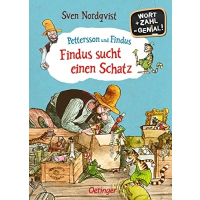 Afbeelding van Pettersson und Findus. Findus sucht einen Schatz: Wort + Zahl = genial! Level 1