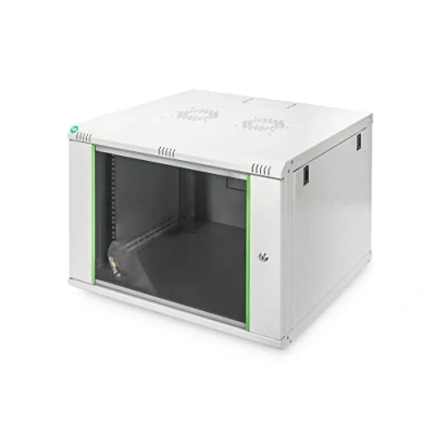 Afbeelding van DIGITUS Netwerkkast 19 inch Rack 7 U wandmontage 600 mm diepte draagvermogen 60 kg Dynamic Basic Serie Grijs