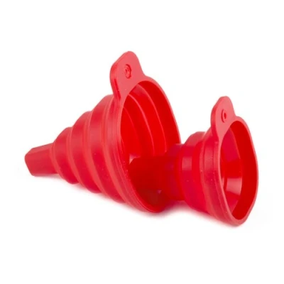 Afbeelding van Benson Trechter Set 55 &amp; 75 mm Silicone Rood 2 delig