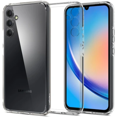 Afbeelding van Samsung Galaxy A34 (5G) Hoesje Kunststof Spigen Hardcase/Backcover Transparant Telefoonhoesje Shockproof/Valbescherming