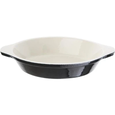 Afbeelding van Vogue ronde gratineerschaal zwart 0,75L, 4,5(h) x 22,5(Ø)cm