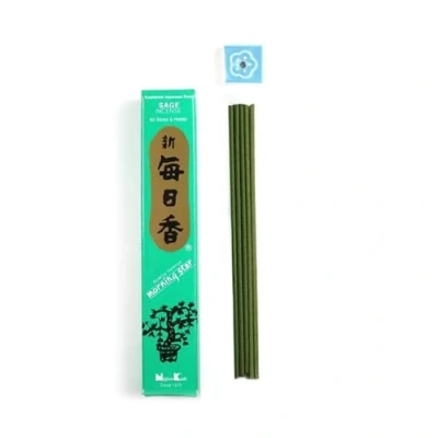 Afbeelding van Morning Star Japanse Wierook Sticks SAGE 50 &amp; houder